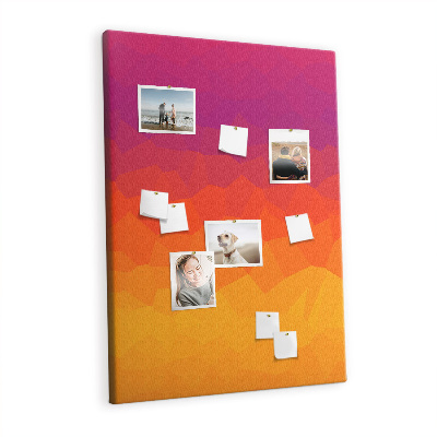 Quadro de cortiça Gradiente do nascer do sol