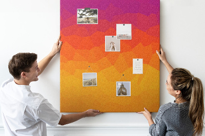 Quadro de cortiça Gradiente do nascer do sol