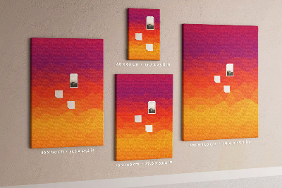 Quadro de cortiça Gradiente do nascer do sol