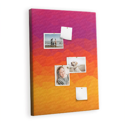 Quadro de cortiça Gradiente do nascer do sol