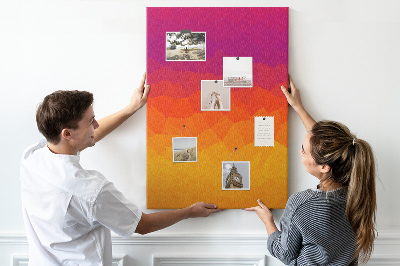 Quadro de cortiça Gradiente do nascer do sol