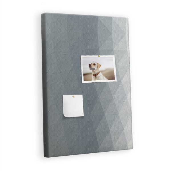 Lousa de cortiça Ondas cinzas abstratas