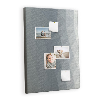 Lousa de cortiça Ondas cinzas abstratas