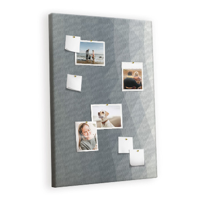 Lousa de cortiça Ondas cinzas abstratas