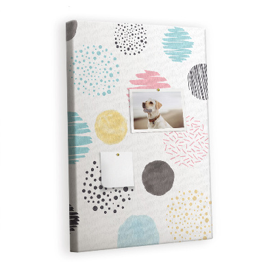 Painel de cortiça para parede Desenho de bola