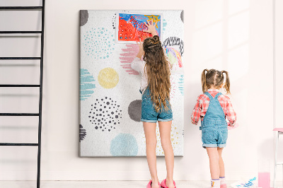 Painel de cortiça para parede Desenho de bola