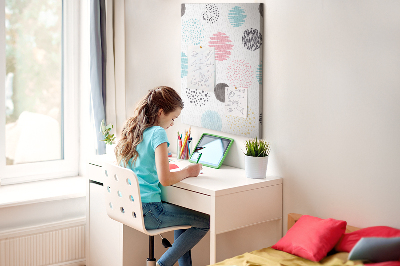 Painel de cortiça para parede Desenho de bola