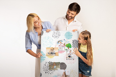 Painel de cortiça para parede Desenho de bola