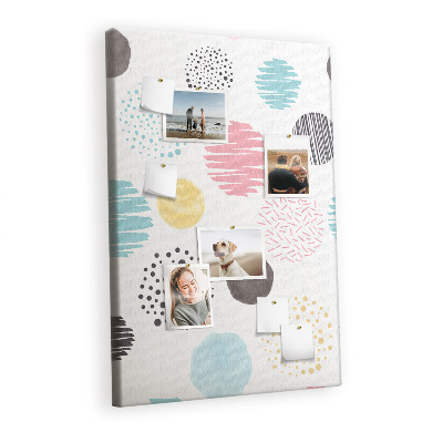 Painel de cortiça para parede Desenho de bola