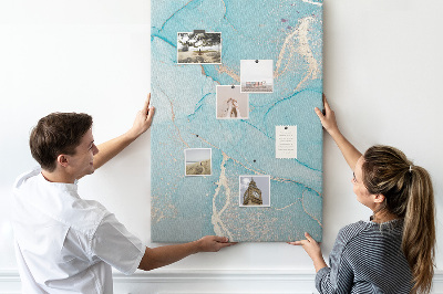 Painel de cortiça para parede Mármore decorativo