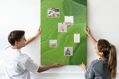 Quadro de cortiça Ondas abstratas