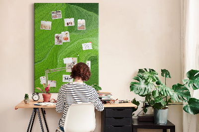 Quadro de cortiça Ondas abstratas