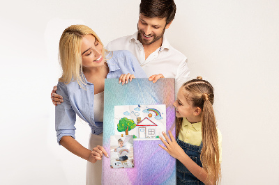 Lousa de cortiça Penas pastéis