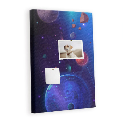 Painel de cortiça para parede A Arte do Universo