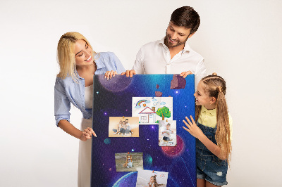 Painel de cortiça para parede A Arte do Universo