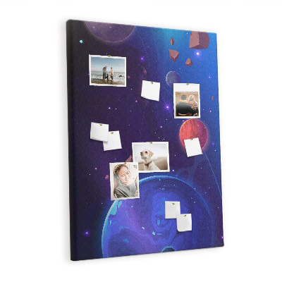 Painel de cortiça para parede A Arte do Universo