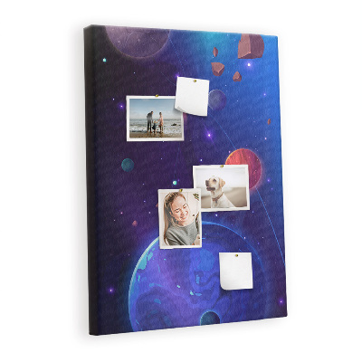 Painel de cortiça para parede A Arte do Universo