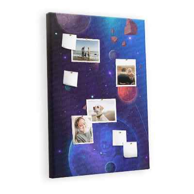 Painel de cortiça para parede A Arte do Universo