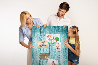 Quadro de cortiça Madeira azul