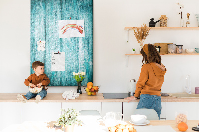 Quadro de cortiça Madeira azul