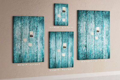 Quadro de cortiça Madeira azul