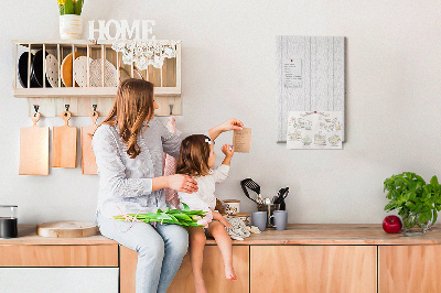 Painel de cortiça para parede Madeira natural