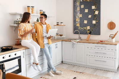 Quadro de cortiça Confete dourado