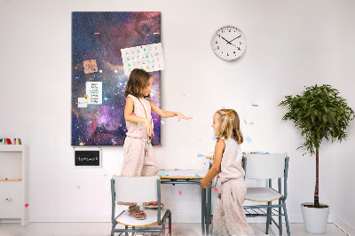 Lousa de cortiça Espaço galáctico