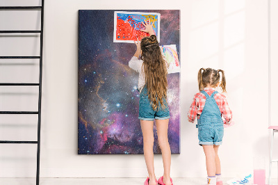 Lousa de cortiça Espaço galáctico