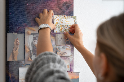 Lousa de cortiça Espaço galáctico