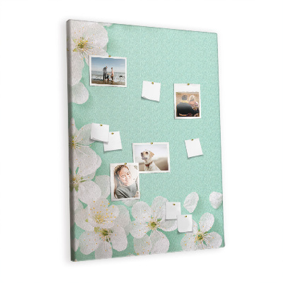 Quadro de cortiça Flores desabrochando