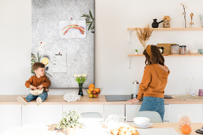 Quadro de cortiça Concreto e azeitonas