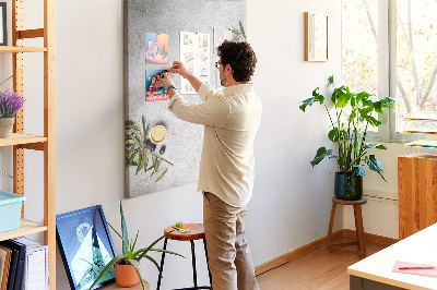 Quadro de cortiça Concreto e azeitonas