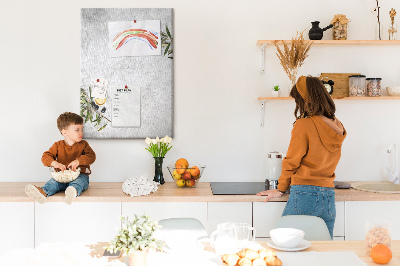 Quadro de cortiça Concreto e azeitonas