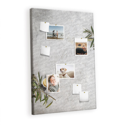 Quadro de cortiça Concreto e azeitonas