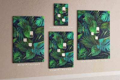 Lousa de cortiça Folhas grandes exóticas