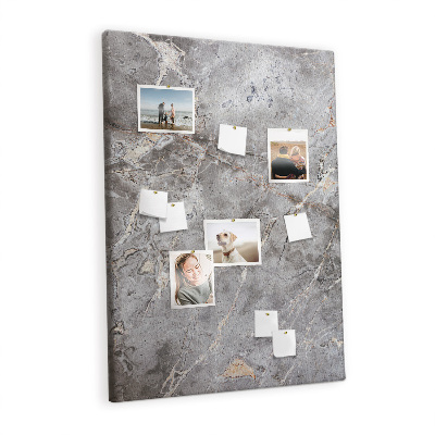 Quadro de cortiça Mármore escuro