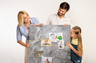 Quadro de cortiça Mármore escuro