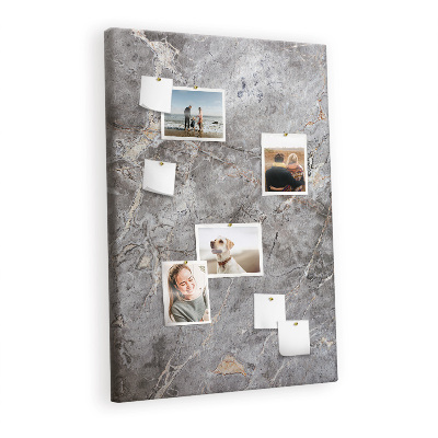 Quadro de cortiça Mármore escuro