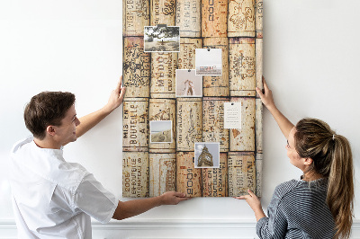 Lousa de cortiça Rolhas de vinho