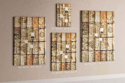 Lousa de cortiça Rolhas de vinho