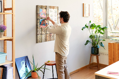 Lousa de cortiça Rolhas de vinho