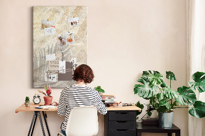 Quadro de cortiça Areia na praia no verão