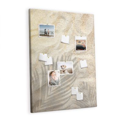 Quadro de cortiça Areia na praia no verão