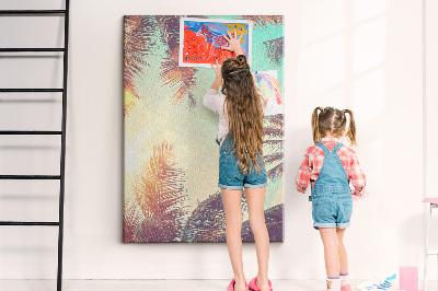 Lousa de cortiça Palmeira tropical