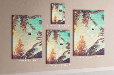 Lousa de cortiça Palmeira tropical