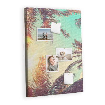 Lousa de cortiça Palmeira tropical