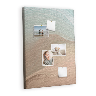 Quadro de cortiça Misturando cores