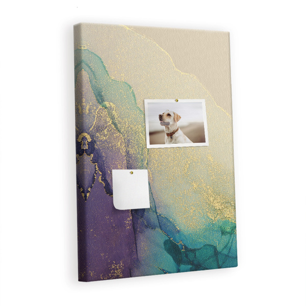 Painel de cortiça para parede Mármore com glitter