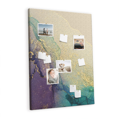 Painel de cortiça para parede Mármore com glitter